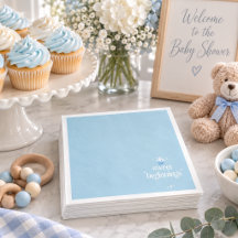 Dulces Comienzos | Baby Shower en Azul Polvo y Bla