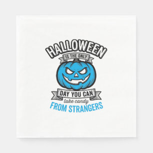 Servilleta De Papel Dulces de Halloween de Extraños Calabaza Vintage D