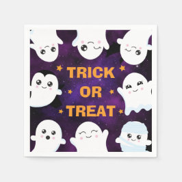 Servilleta De Papel Dulces fantasmas de Halloween Truco o trato