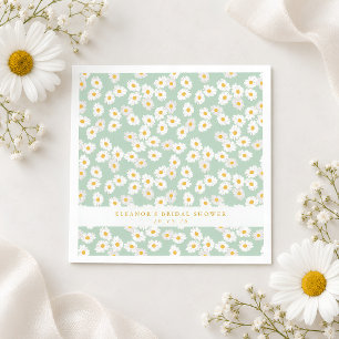 Servilleta De Papel Dulces Margaritas Pastel de Primavera Ducha Nupcia