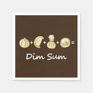 Servilleta De Papel Dumping + Dumpling + Dumpling Igual a tamiz