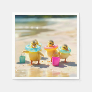 Servilleta De Papel Duques Con Juguetes De Playa
