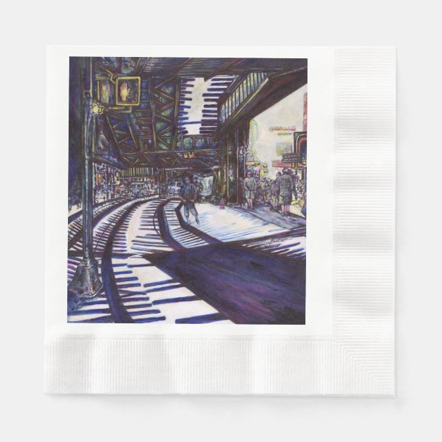 Servilleta De Papel Dustar el piano (Anverso)