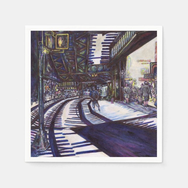 Servilleta De Papel Dustar el piano (Anverso)