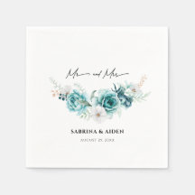 Duste Boda floral blanca verde esmeralda