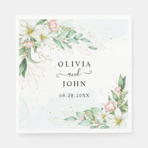 Servilleta De Papel Dusty Blue Eucalyptus Greenery Suculento Boda