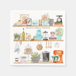 Servilleta De Papel Duwé la Cocina Despedida de Soltera Personalizada