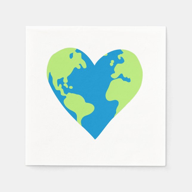 Servilleta De Papel Earth -Love (Anverso)