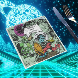 Servilleta De Papel Earth Years Birthday Sci Vivintage