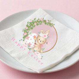 Servilleta De Papel Easter Bunny at Garden Paper Napkin
