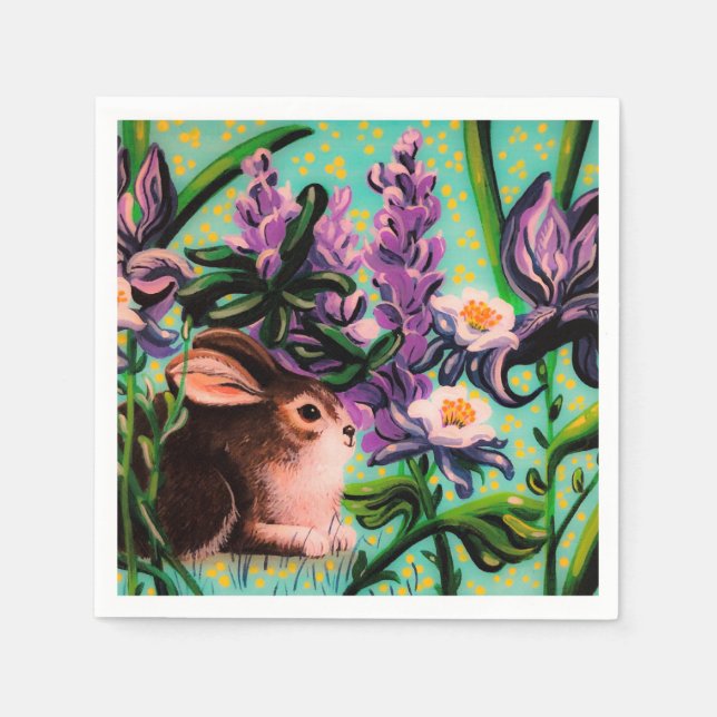 Servilleta De Papel Easter Bunny Napkin (Anverso)