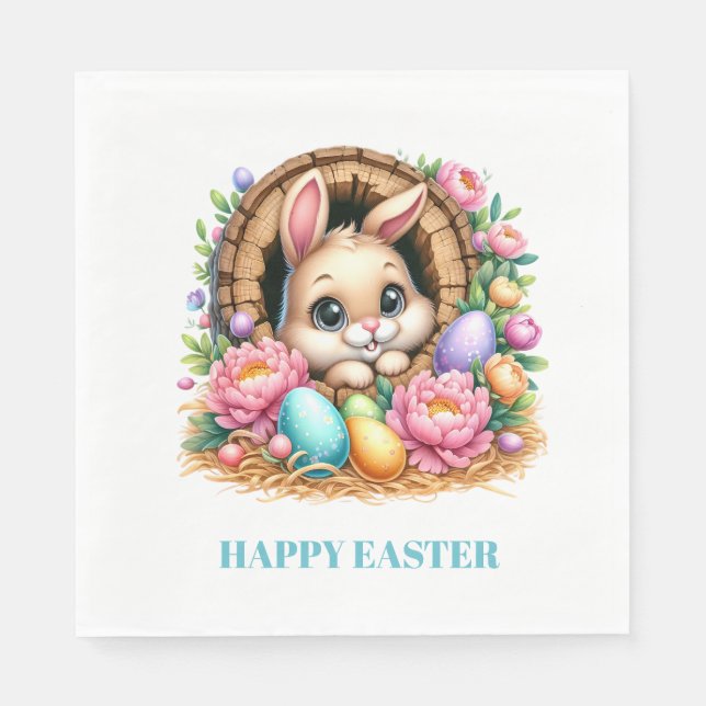 Servilleta De Papel Easter Bunny Paper Napkins (Anverso)