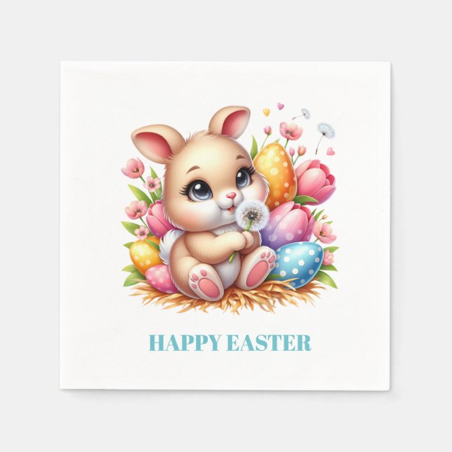 Servilleta De Papel Easter Bunny Paper Napkins (Anverso)