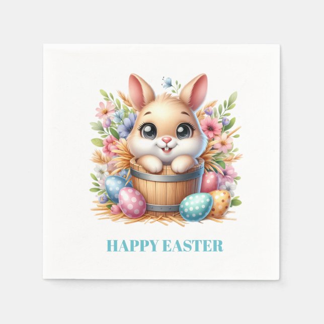 Servilleta De Papel Easter Bunny Paper Napkins (Anverso)