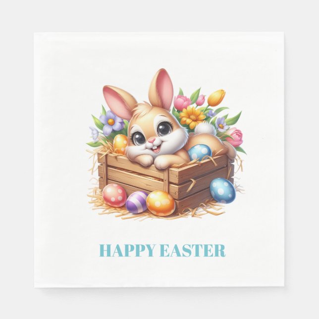 Servilleta De Papel Easter Bunny Paper Napkins (Anverso)
