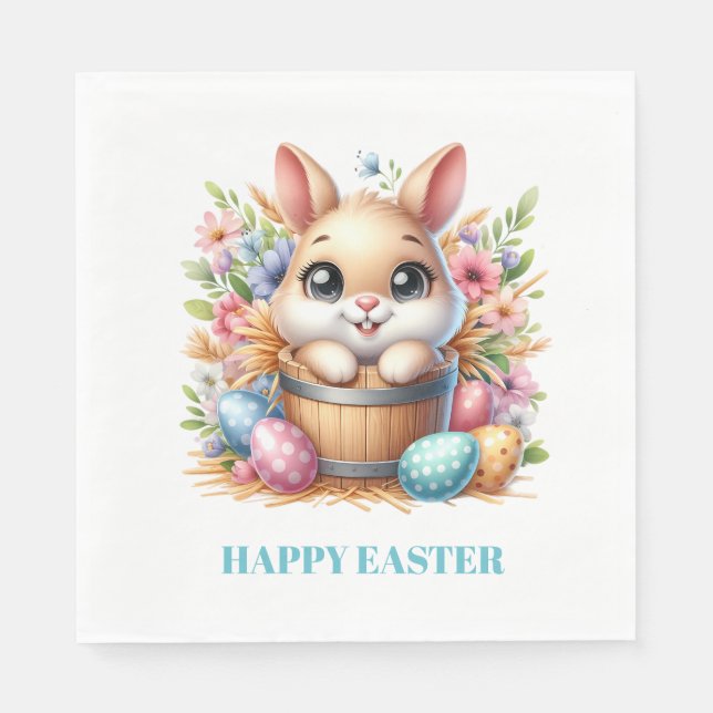 Servilleta De Papel Easter Bunny Paper Napkins (Anverso)