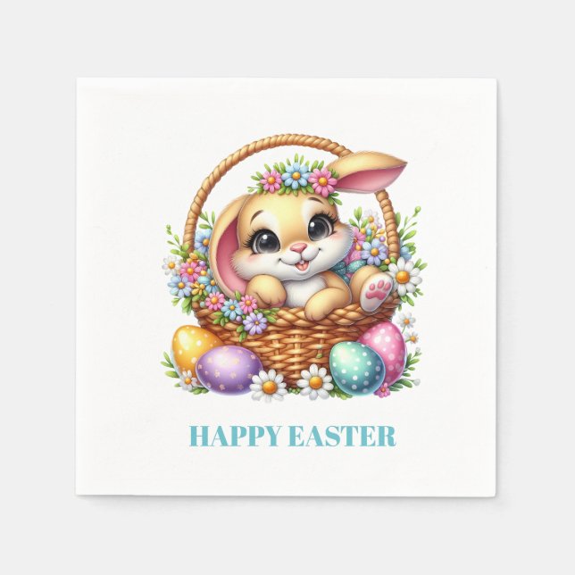Servilleta De Papel Easter Bunny Paper Napkins (Anverso)