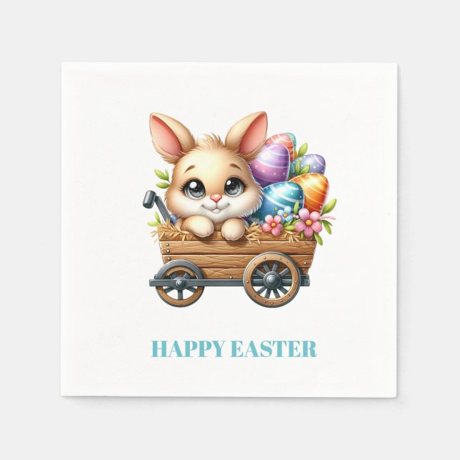 Servilleta De Papel Easter Bunny Paper Napkins (Anverso)