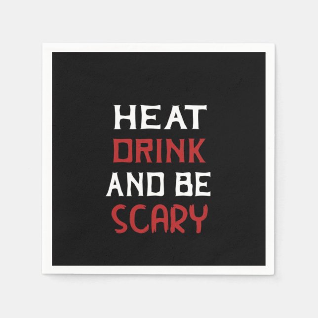 Servilleta De Papel Eat Drink And Be Scary Creative Casual (Anverso)