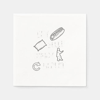 Servilleta De Papel Eat Sleep Tai Chi Repeat Gift Idea