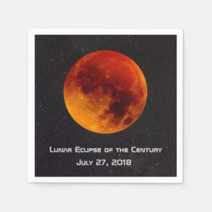 Servilleta De Papel Eclipse lunar del siglo
