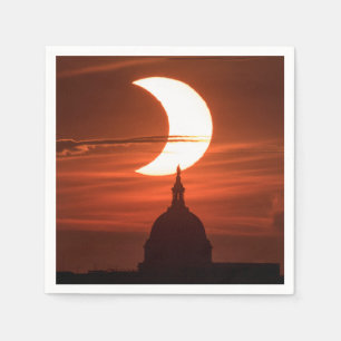 Servilleta De Papel Eclipse solar 2021