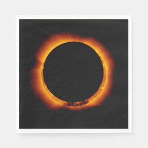 Servilleta De Papel Eclipse solar casi total