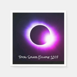 Servilleta De Papel Eclipse solar total 2017