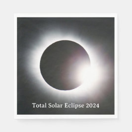 Servilleta De Papel Eclipse solar total 2024