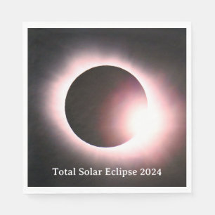 Servilleta De Papel Eclipse solar total 2024