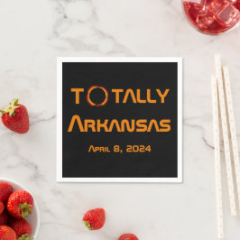 Servilleta De Papel Eclipse solar total de Arkansas 2024