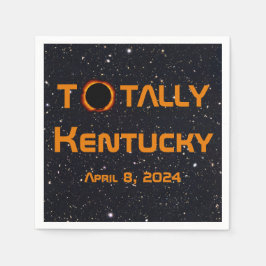 Servilleta De Papel Eclipse solar total de Kentucky 2024