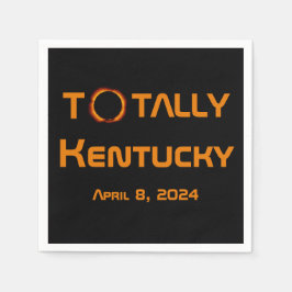Servilleta De Papel Eclipse solar total de Kentucky 2024