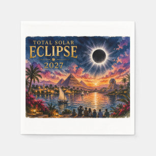 Servilleta De Papel Eclipse Total Solar 2027 Egipto