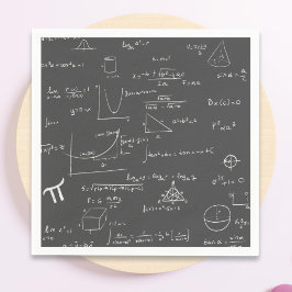 Servilleta De Papel Ecuaciones matemáticas, fórmulas y fiesta gráfico