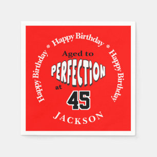 Servilleta De Papel Edad a la perfección a las 00