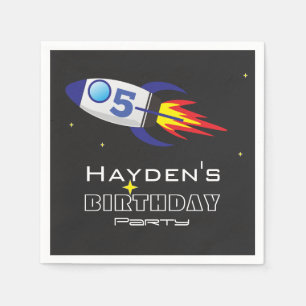 Servilleta De Papel Edad del Personalizado de cumpleaños de los niños 