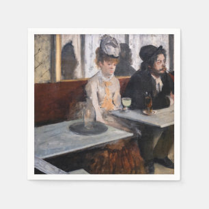 Servilleta De Papel Edgar Degas - En un café / El Absenta
