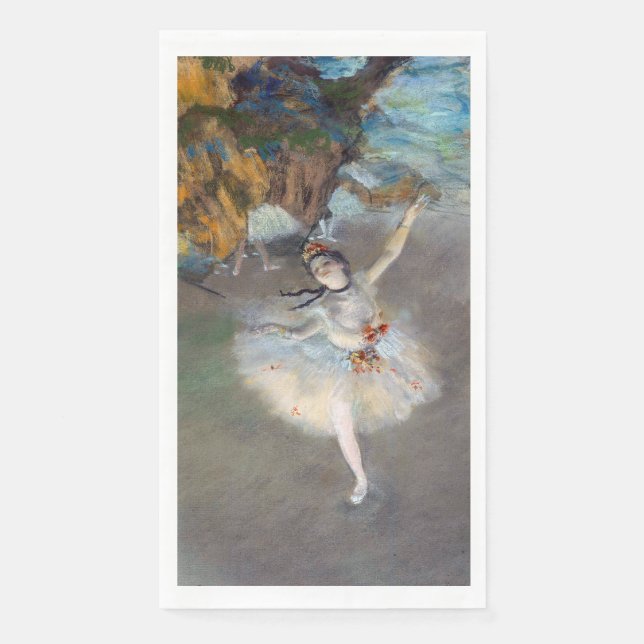 Servilleta De Papel Edgar Degas - La estrella / bailarina en el escena (Anverso)