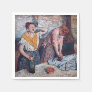 Servilleta De Papel Edgar Degas - Mujeres planchando