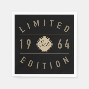 Servilleta De Papel Edición Limitada 1964 60º cumpleaños