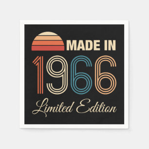 Servilleta De Papel Edición Limitada Cumpleaños 60 1966