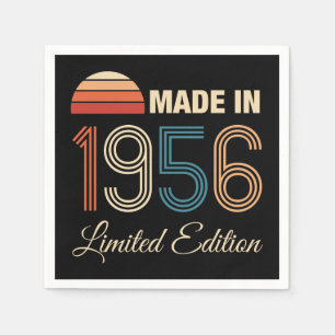 Servilleta De Papel Edición Limitada Cumpleaños 70 1956