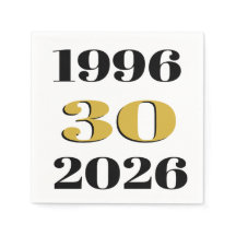 Edición Vintage 1996 Cumpleaños 30 Milestone