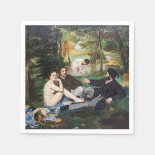 Servilleta De Papel Edouard Manet - Almuerzo en la hierba