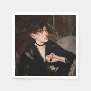 Servilleta De Papel Edouard Manet - Berthe Morisot con un abanico 1874