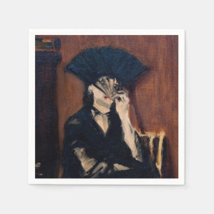 Servilleta De Papel Edouard Manet - Berthe Morisot con un ventilador