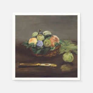 Servilleta De Papel Edouard Manet - Canasta de Frutas