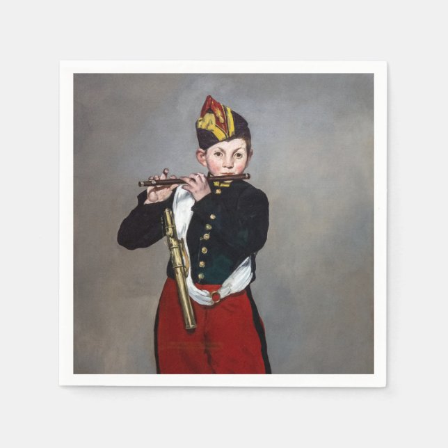 Servilleta De Papel Edouard Manet - El Fifer / Joven Flutista (Anverso)