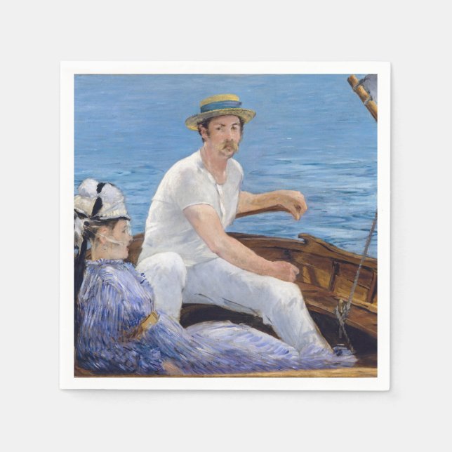 Servilleta De Papel Edouard Manet - Embarcación (Anverso)